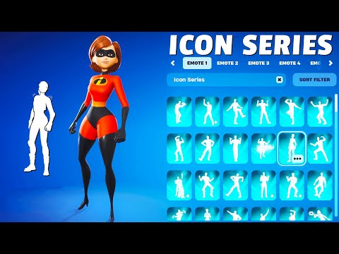 ALL 200 ICON SERIES DANCES & EMOTES IN FORTNITE!
