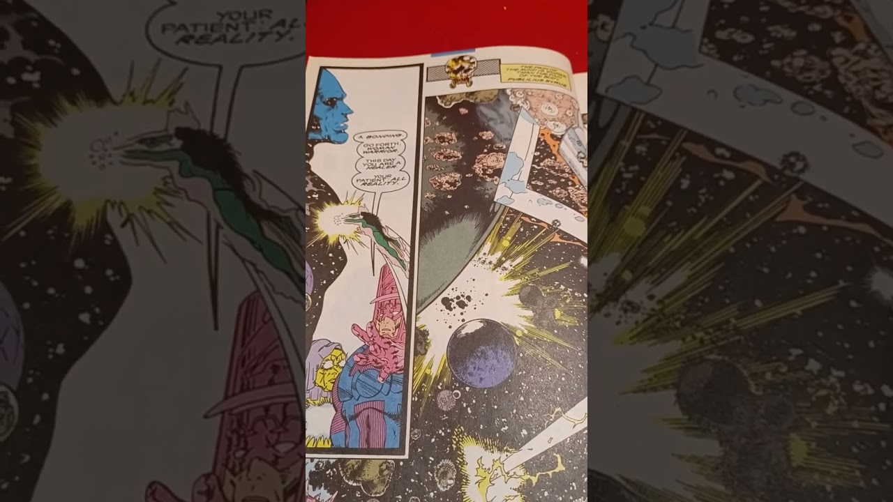 Warlock and the Infinity Watch #9 Marvel Comics Gamora as the puppet to Galactus & Thanos Cover