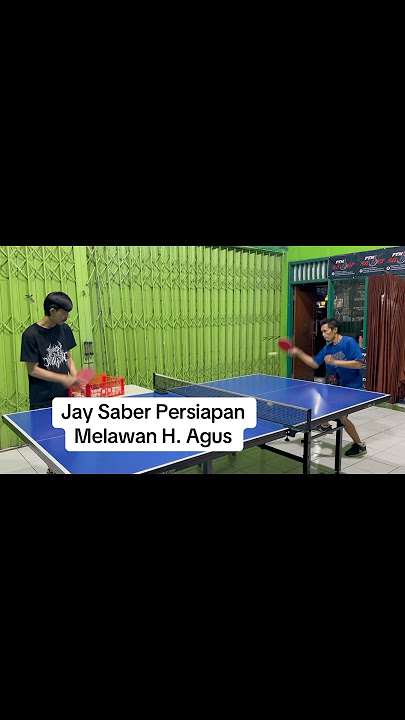 Bola Banyak | Jay saber lagi persiapan lawan H. Agus #tenismeja #info #viral #pingpong