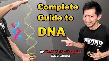 [Perfect & Detailed] DNA (with unresponsive yo-yo) 🧬🪀[REWIND Yo-Yo Trick Tutorial] #yoyo #DNA