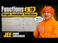 Functions//L19// modulus functions graphs transformation of graphs JEE main advanced ganit baba