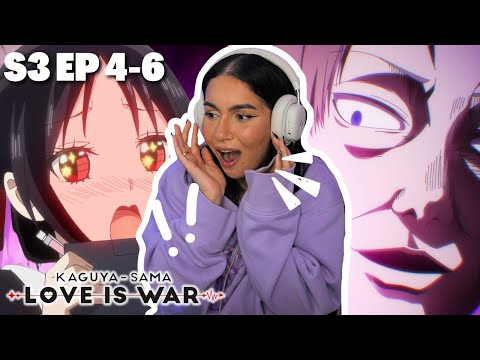 PARENT TEACHER CONFERENCE│Kaguya Sama Love is War S3 Ep 4-6 Reaction