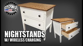 How To Build A Nightstand / End Table With Hidden Wireless Charging