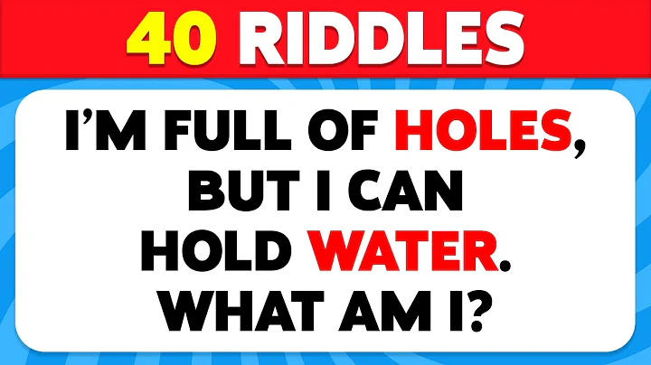 Only a Genius Can Solve These Riddles 🧩🔥 40 Tricky Riddles That'll Stretch Your Brain