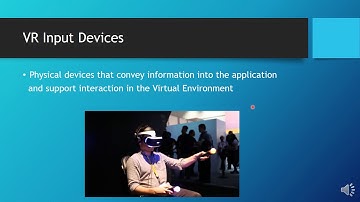 VR INPUT DEVICES