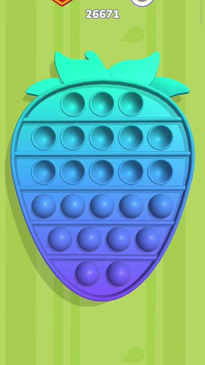 YouTube || BNSVFOSTPDF For Colourfull New Design Blue 💙 Stobarrry 😊 || Pop it's Real Sound || Game 🎮