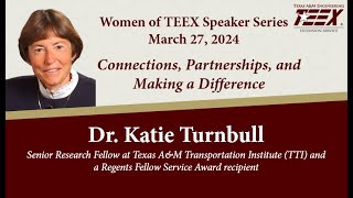 #WomenofTEEX Dr. Katie Turnbull, Senior Research Fellow at Texas A&M Transportation Institute (TTI)