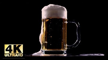 Beer Glass Background Wallpaper Screensaver 1 HOUR