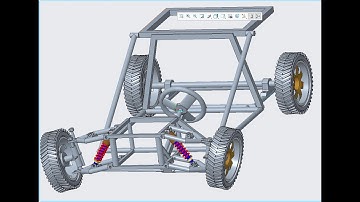 Gokart Expolded  view industrial  skill 3D modelling | Assembly of car | make your own car at Home
