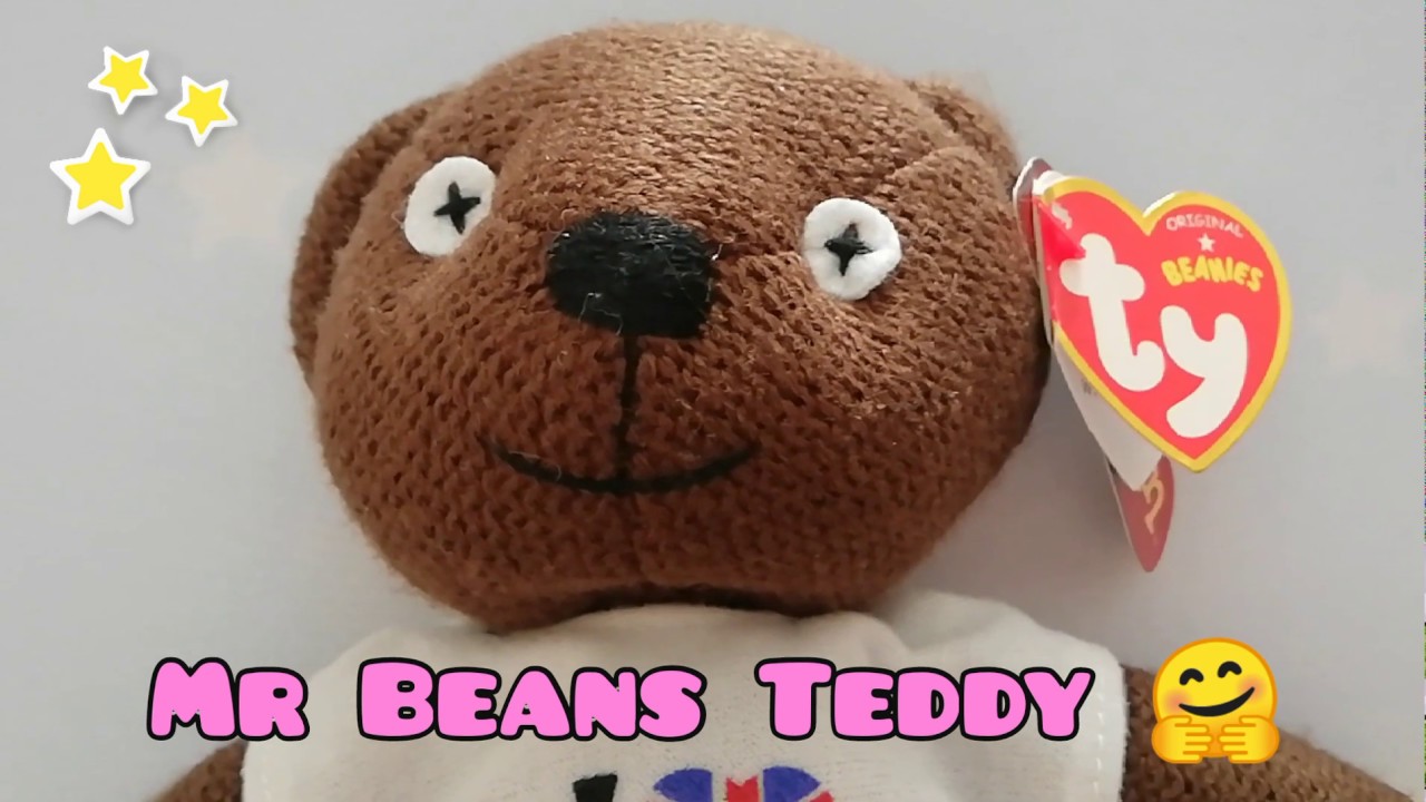Mr Beans Teddy - TY Original Beanies - So Cute #Adorables #MrBean #ty  #Beanies #Cute 