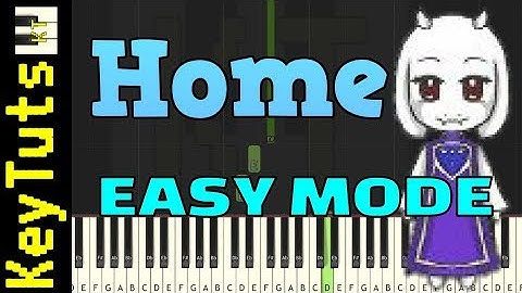 Learn to Play Home from Undertale - Easy Mode