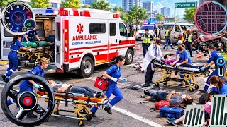 City Ambulance Driving Game Indian Ambulance Rescue Game 911 Simulator Game 2026 - Android Gameplay screenshot 1