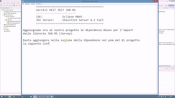 Servizi REST JEE 7 con JAX-RS - parte 1
