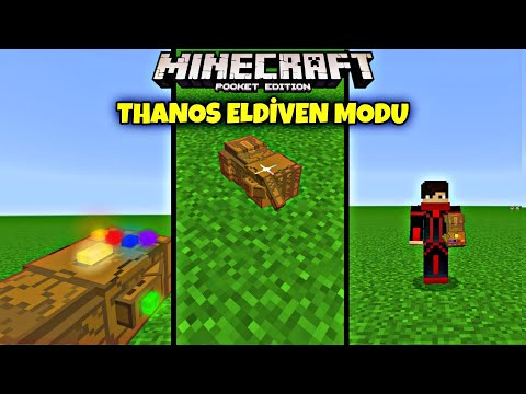 Minecraft PE Thanos Eldiven Modu (MCPE/BEDROCK-1.19+)