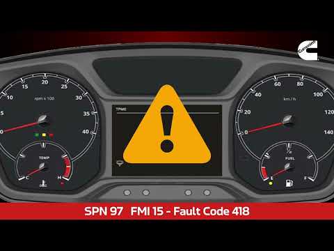 BS VI | Fault Code 418 OBD II, SPN 97 & FMI 15 Tutorial | Cummins India