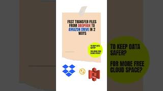 Transfer Files From Dropbox To Amazon Cloud In The Best Way
