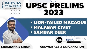 UPSC CSE Prelims 2023 | GS Paper 1 | Question - 14 | Set - A | Answer & Explanation | Rau