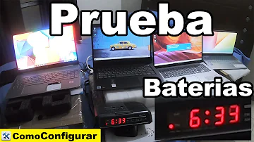 ¿Cuántas horas puede durar la batería de un portátil?