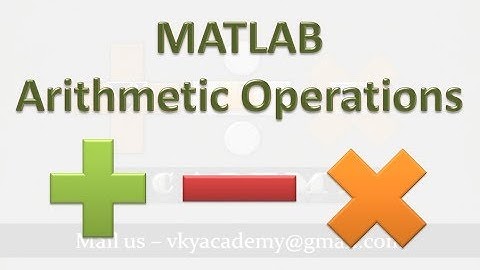 MATLAB Tutorial#1 How to perform  arithmetic operations in MATLAB command window