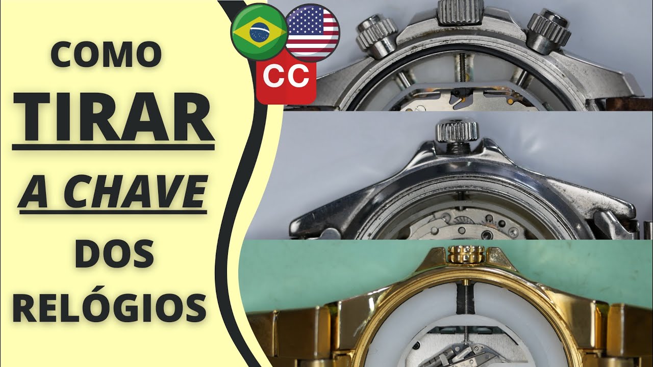 🟡Como Tirar a Chave/Tige do Relógio-Ezequias Relojoeiro