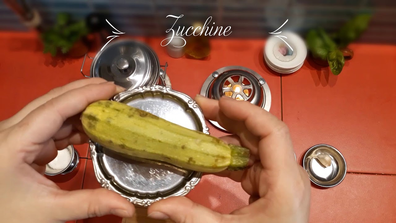 Barilla Capellini con Zucchine e Pancetta (Pasta Barilla with Zucchini