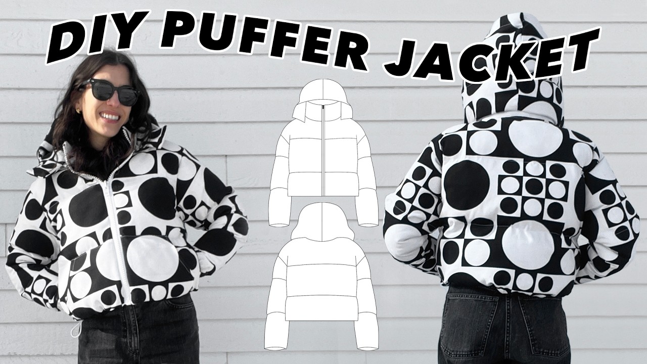 Sew your own Puffer Jacket | PDF Sewing Pattern Available