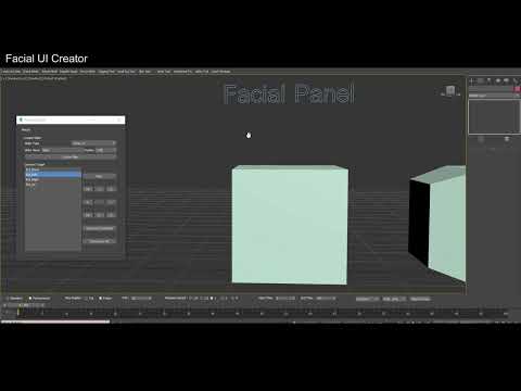3ds Max Facial UI Creator