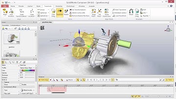 SOLIDWORKS Composer - Transform Animation Path
