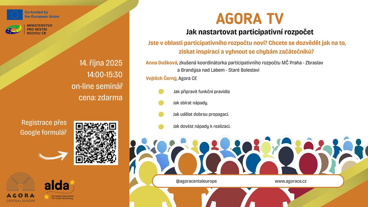 AGORA TV: Jak nastartovat participativní rozpočet / How to start a participatory budget