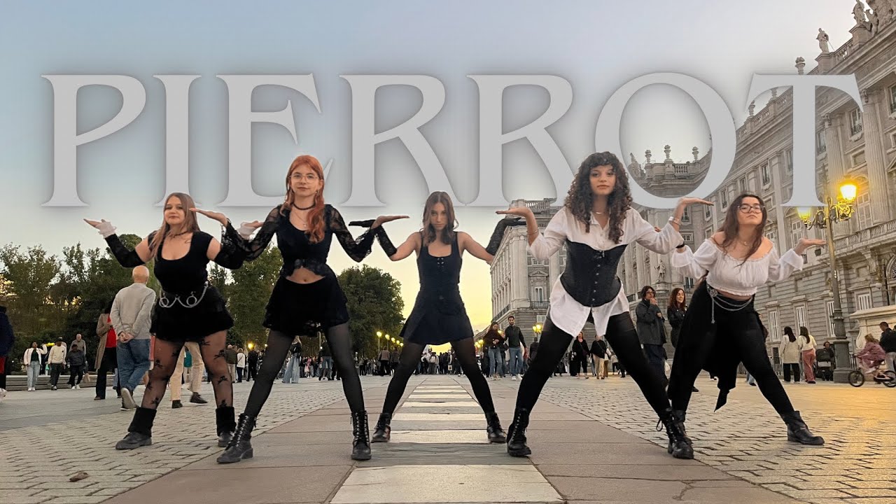 [ONE TAKE | HALLOWEEN K-POP IN PUBLIC] LE SSERAFIM (르세라핌) 'Pierrot' by SOLARIUM | Madrid, Spain