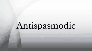 Antispasmodic