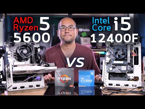 รีวิวเทียบซีพียู AMD Ryzen 5 5600 VS Intel Core i5-12400F เล่นเกม ตัดต่อ เรนเดอร์งาน ต่างกันมากไหม