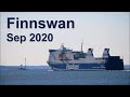 Finnswan departing Naantali, Finland - September 2020