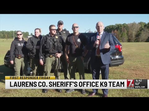 First Responder Friday: Laurens Co. Sheriff's Office K9 Team