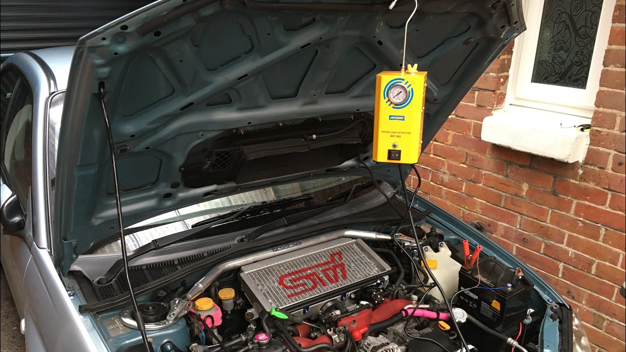 Subaru Impreza WRX STI EVAP Smoke Leak Test February 2022 YouTube