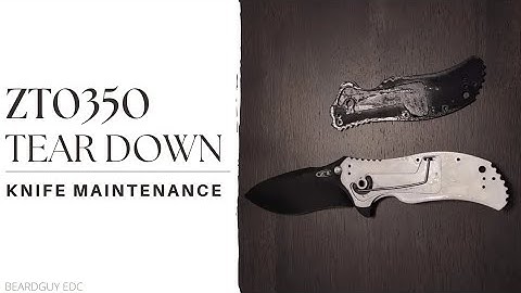 ZT0350 Tear Down || Zero Tolerance Maintenance