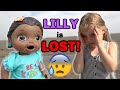 BABY ALIVE gets LOST at the BEACH! The Lilly and Mommy Show! The TOYTASTIC Sisters. FUNNY KIDS SKIT!