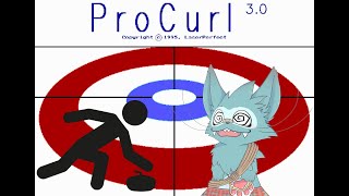 [ProCurl 3.0] (DOS, 1995) "ELBOWS UP" edition 💪