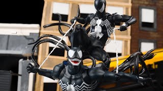 stop motion symbiote spiderman vs venom
