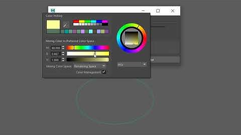 Maya Script - Nurbs Curves Colorer