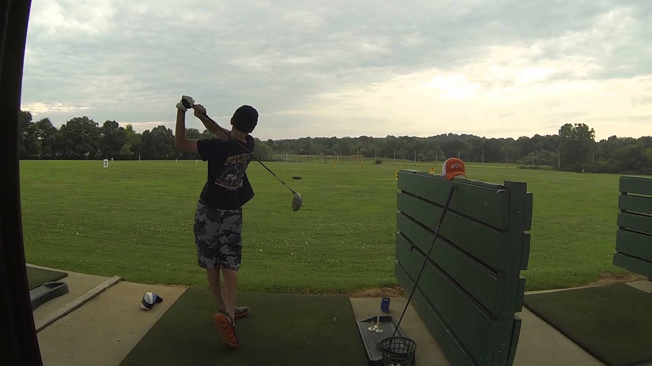 Golf Driving Range GoPro Medium View Distance Tracker Test YouTube