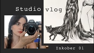 STUDIO VLOG | Inktober día 1