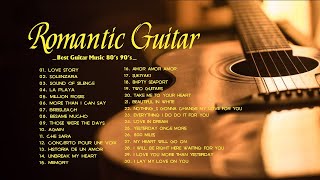 TOP 30 GUITAR MUSIC INSTRUMENTAL - Soft Romantic Guitar Music 70's 80's | Acoustic Guitar Music