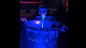 Step by Step: How To Make a Puking Skeleton for Halloween