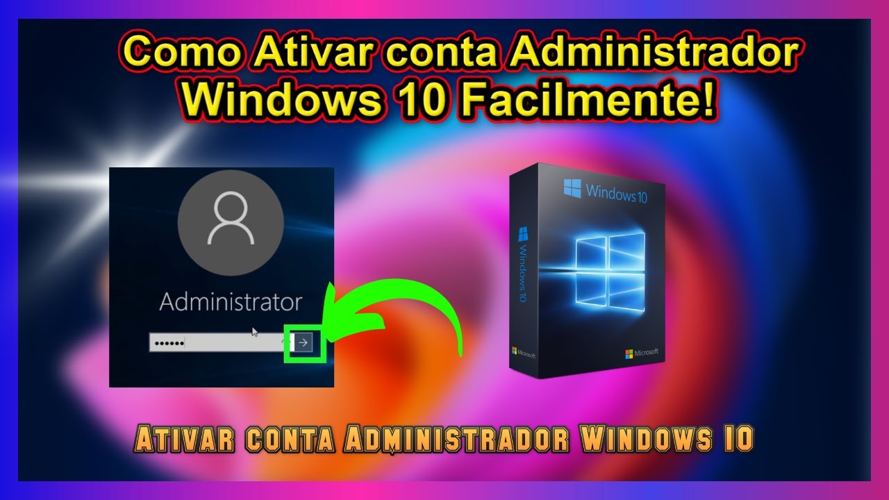 Windows 10 Home - Activar administrador - Espaço de José Longo