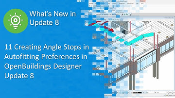 11 Creating Angle Stops in Autofitting Preferences in OpenBuildings Designer