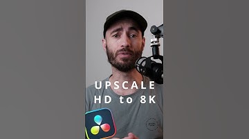 SUPER SCALE in DaVinci Resolve 20 | Upscale 1080p to 8K