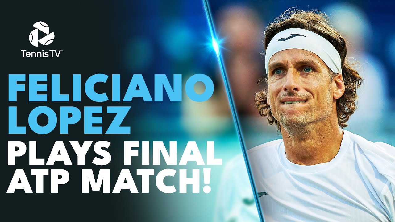 Feliciano Lopez Plays Final ATP Match In Mallorca! | Mallorca 2023 Highlights