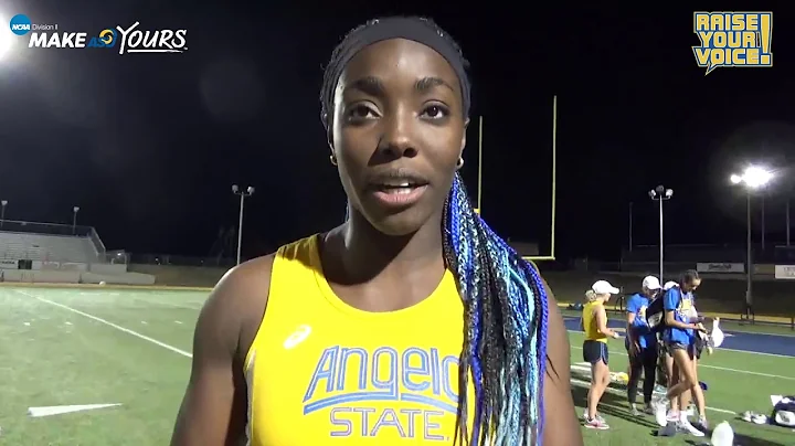 Angelo State Track & Field - Daisy Osakue Division...