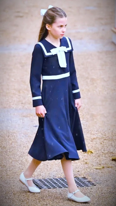 Princess Charlotte is always polite and gracefully dressed.